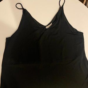 H&M Black Summer Spaghetti Top (Casual, classic, summer, office, spring)